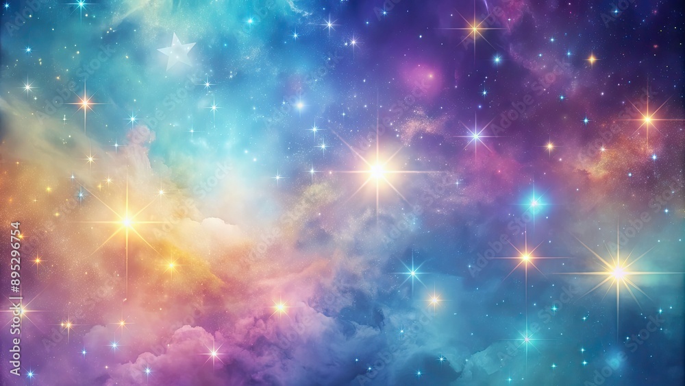 Pastel colored background resembling a celestial galaxy filled with stars and spiritual energy, galaxy, stars, pastel Pastel colored background resembling a celestial galaxy filled with stars and spiritual energy, galaxy, stars, pastel