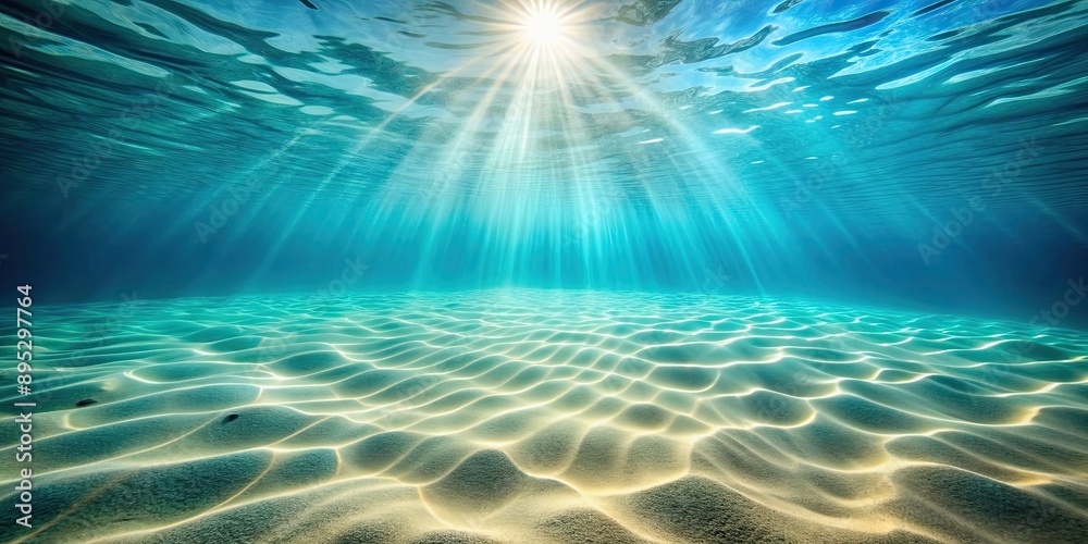 Underwater scene with sunlight on rippled sand, underwater, scene, sunlight, rippled, sand, ocean floor Underwater scene with sunlight on rippled sand, underwater, scene, sunlight, rippled, sand, ocean floor