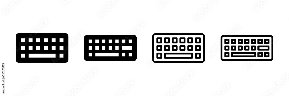 Keyboard icon vector isolated on white background. keyboard vector symbol Keyboard icon vector isolated on white background. keyboard vector symbol