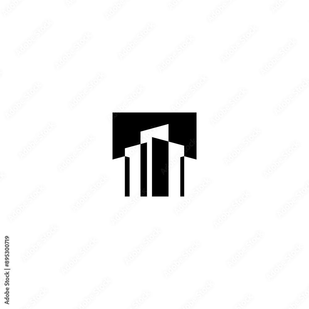 Letter T and Building logo concept vector icon Letter T and Building logo concept vector icon