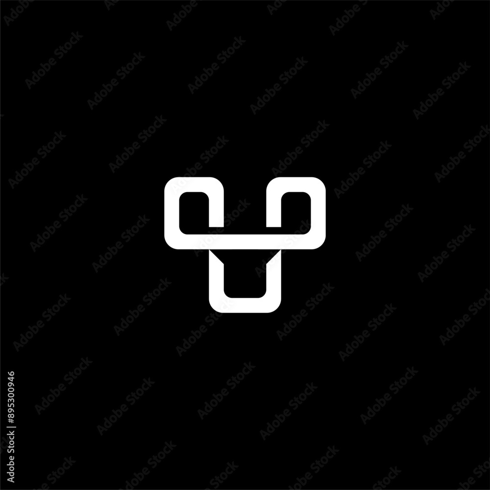 Letter T and sound or speaker negative space logo concept vector icon