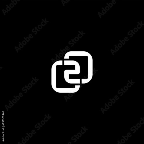 Letter C2C or O2O with modern logo concept vector icon