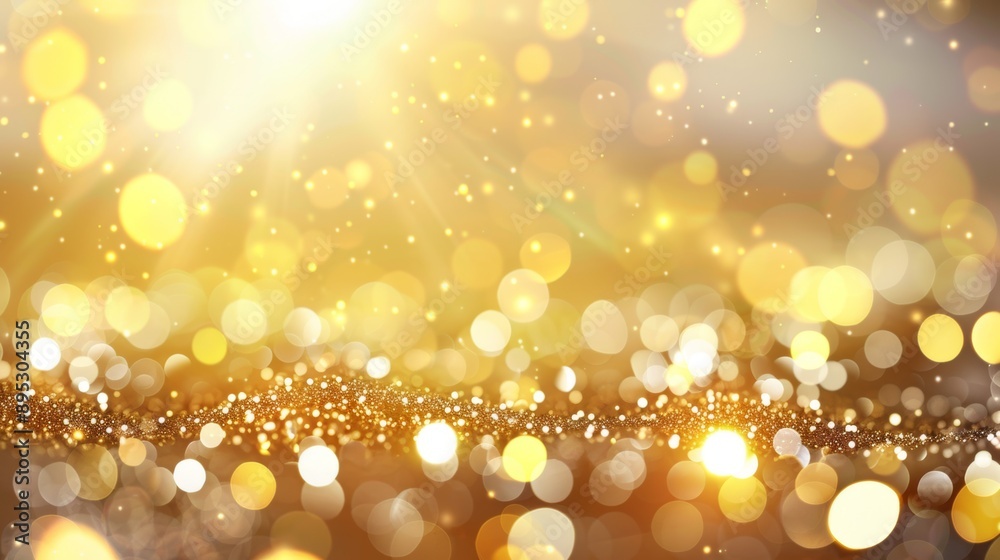 A bright yellow background with a lot of small circles A bright yellow background with a lot of small circles