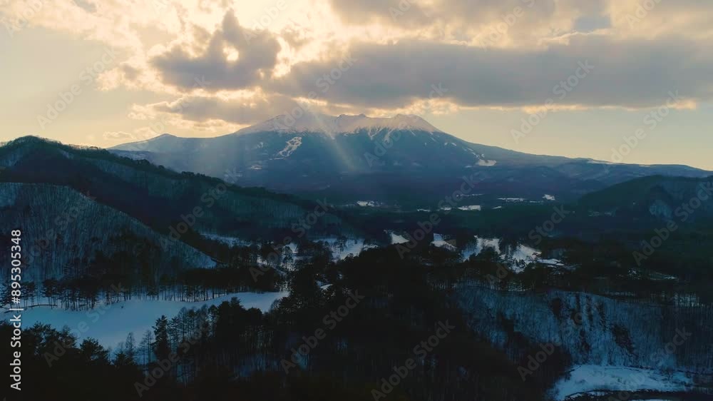 雪山の光芒-4 雪山の光芒-4