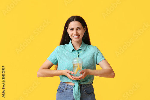 Beautiful young happy woman...