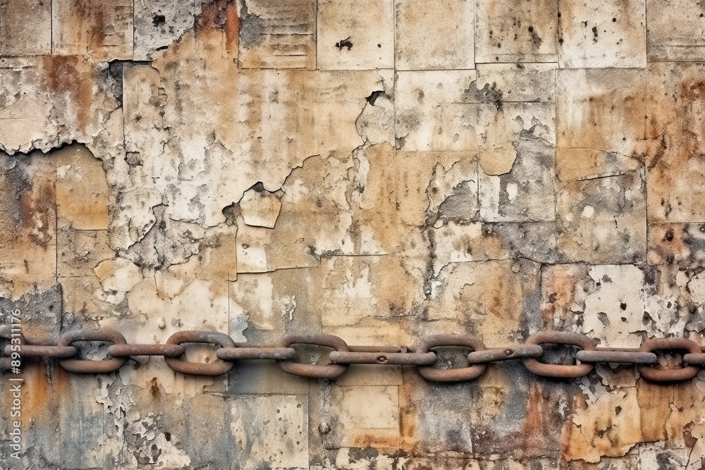 Naklejka premium Grunge background - faded textures, distressed elements, and worn-out appearance pain 