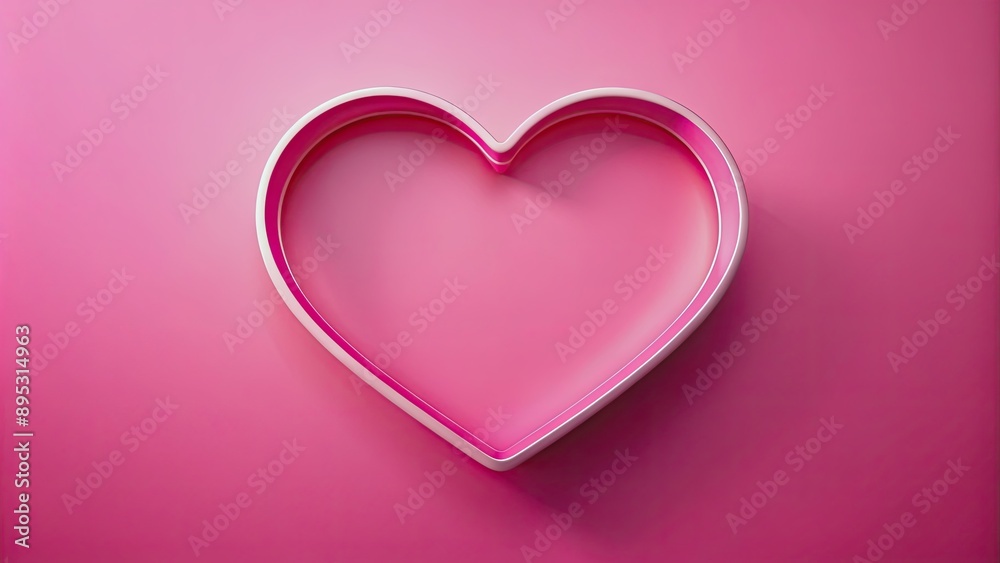 Heart shape on a pink backdrop , love, romance, passion, affection, Valentine's Day, symbol, pink, background, isolated, card Heart shape on a pink backdrop , love, romance, passion, affection, Valentine's Day, symbol, pink, background, isolated, card
