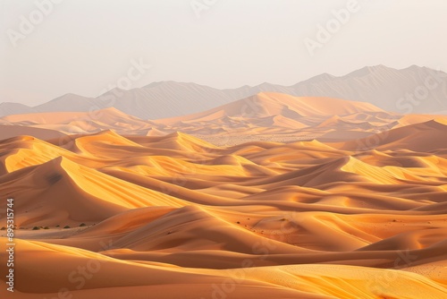 Sand dunes in United Arab Emirates - generative ai