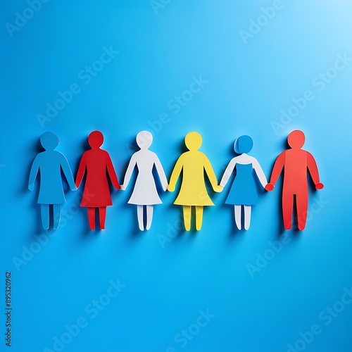 group of people holding hands