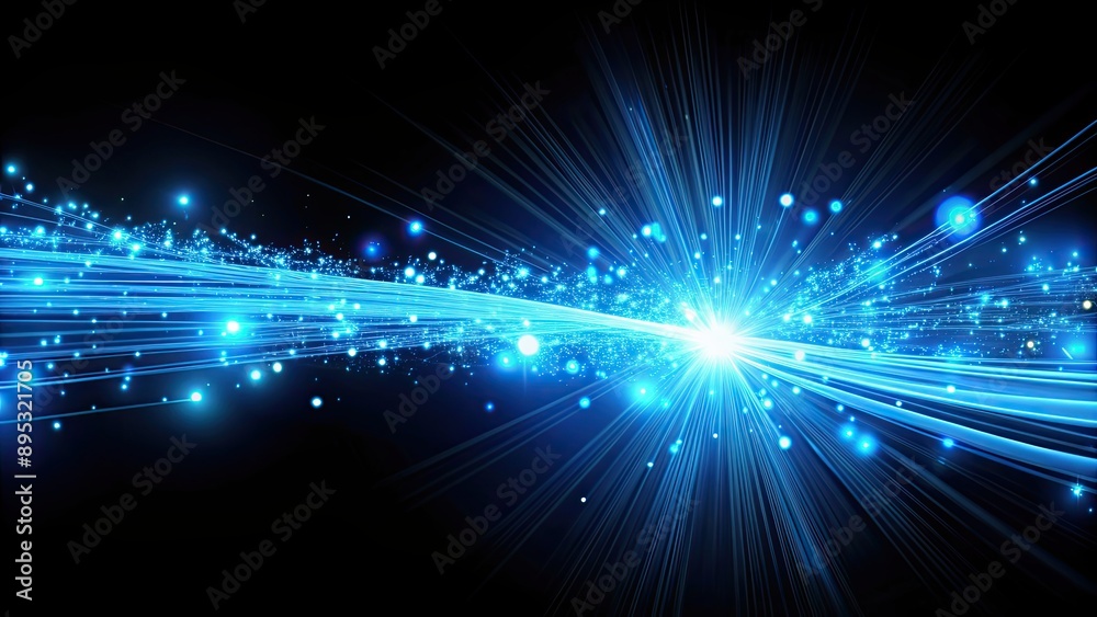 Glimmering blue light streaks illuminating a black background , blue, light, streaks, abstract, glowing, vibrant, vibrant Glimmering blue light streaks illuminating a black background , blue, light, streaks, abstract, glowing, vibrant, vibrant