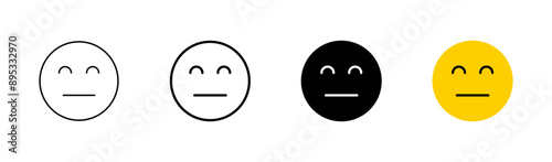 smile icon set. smile emoticon icon. feedback