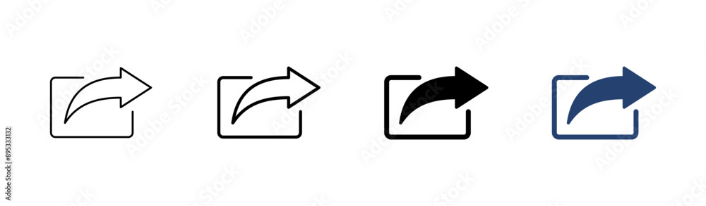 Share icon set. Sharing vector icon Share icon set. Sharing vector icon