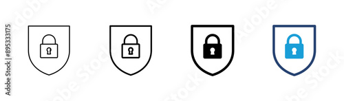 Security icon set. protection icon. privacy. vpn