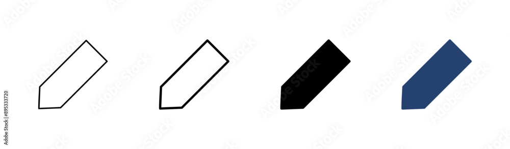 Pencil icon set. pen symbol. edit icon vector Pencil icon set. pen symbol. edit icon vector