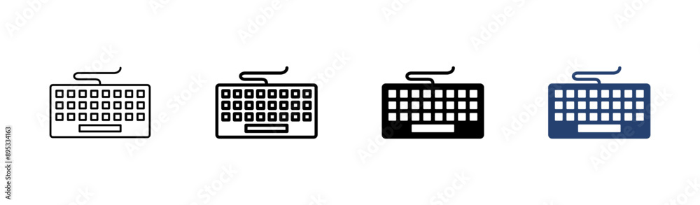 Keyboard icon set. keyboard vector symbol Keyboard icon set. keyboard vector symbol
