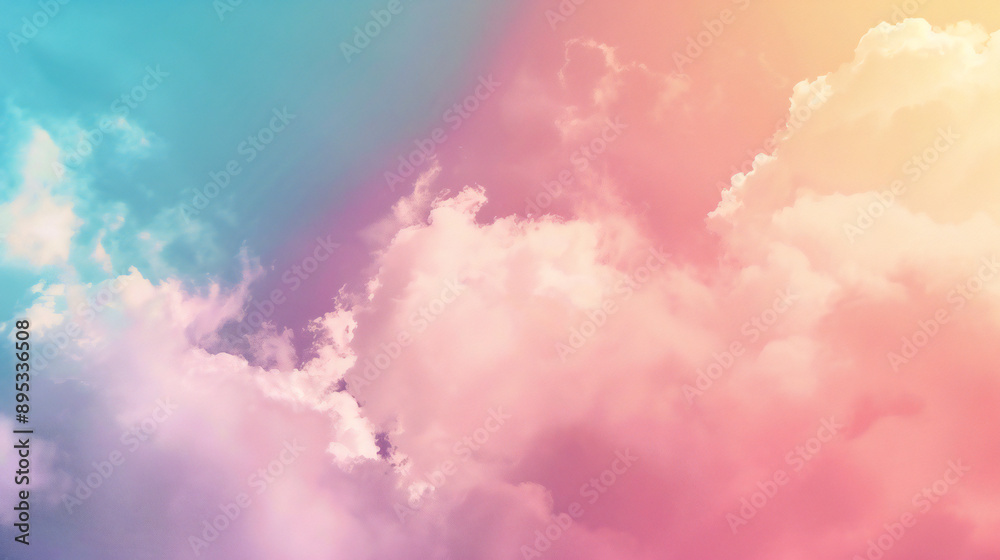 Softly expanding color background illustration Softly expanding color background illustration