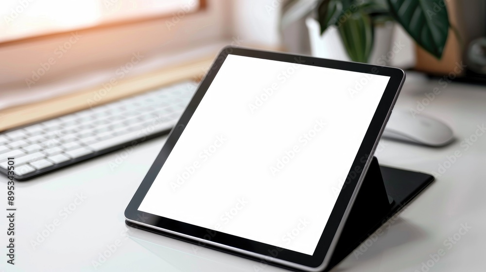 Tablet Mockup with White Background. Tablet Mockup with White Background.
