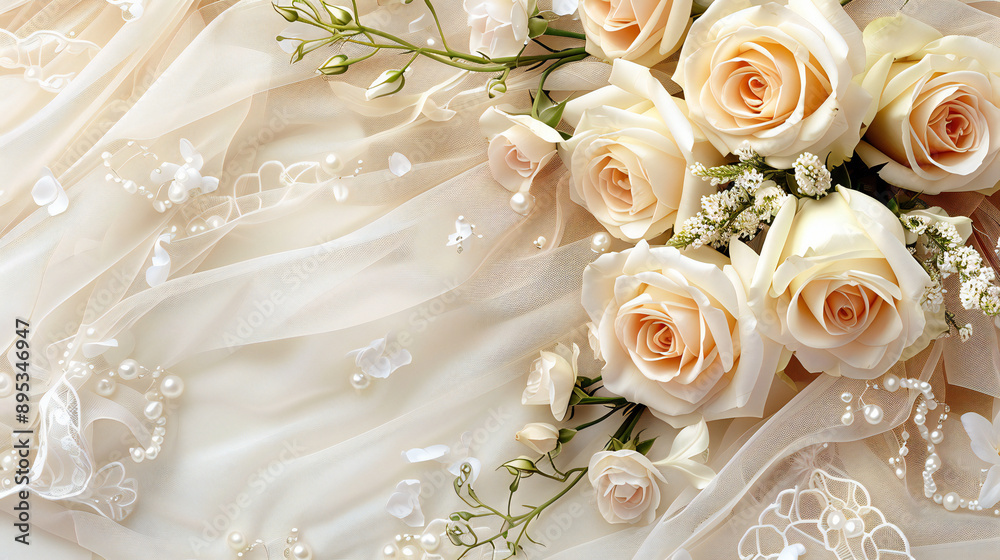 Wedding background with background illustration Wedding background with background illustration