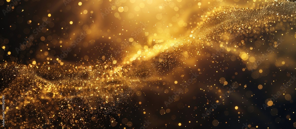 Golden Sparkles Abstract Background Golden Sparkles Abstract Background