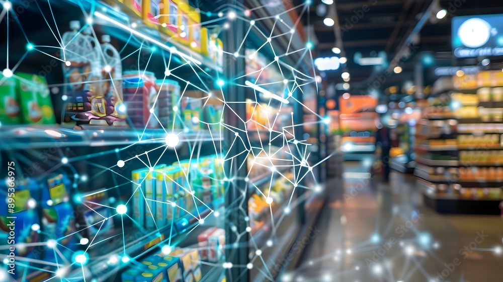 Retail Technologies Connected by Mesh Lines for Smart Commerce and Optimization Retail Technologies Connected by Mesh Lines for Smart Commerce and Optimization