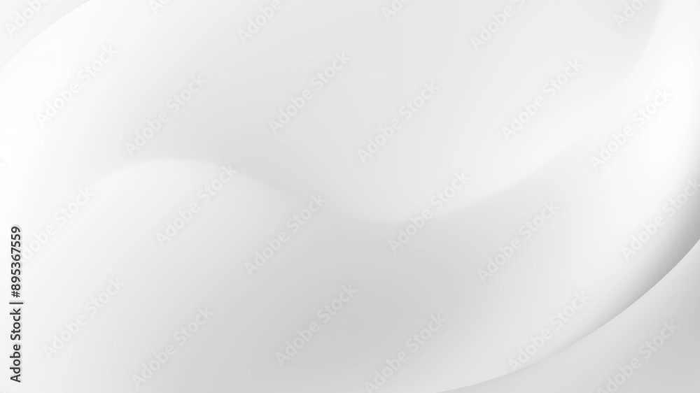 Elegant white-grey curved waves corporate background loop 4K