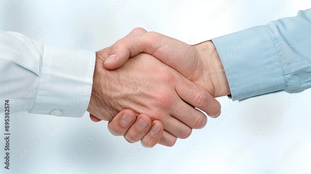 Two hands shaking in a business meeting Two hands shaking in a business meeting