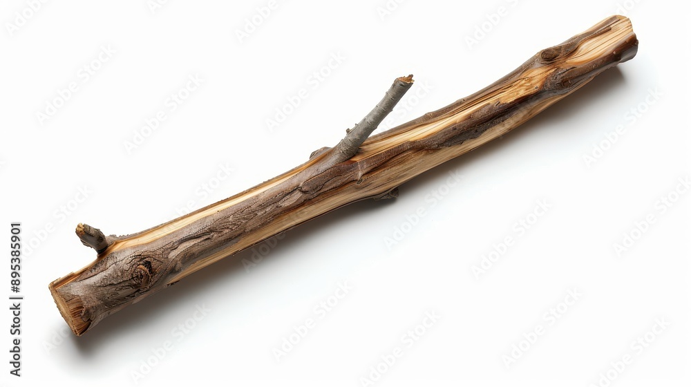 A long, thin branch with a brownish tinge A long, thin branch with a brownish tinge