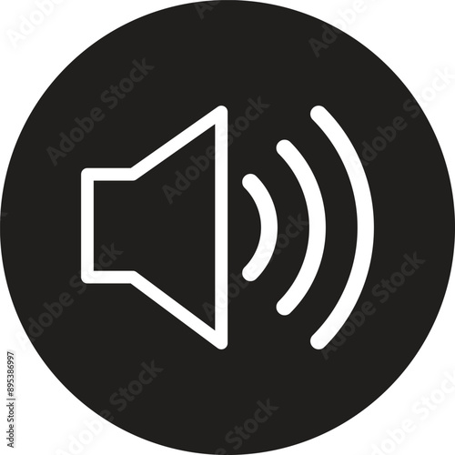 Speaker icon in trendy style . Sound icon . Volume icon vector