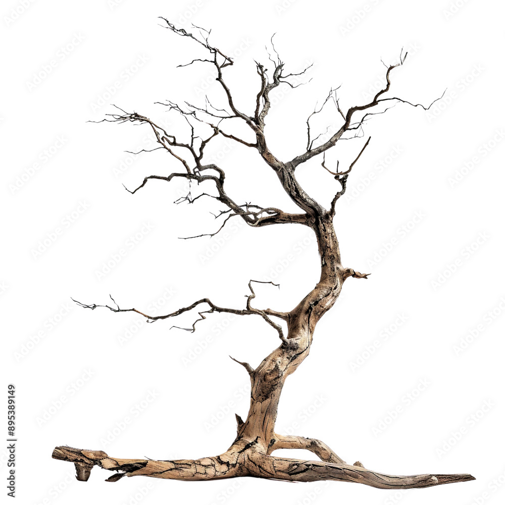 Dead Tree Branches Against white background Dead Tree Branches Against white background