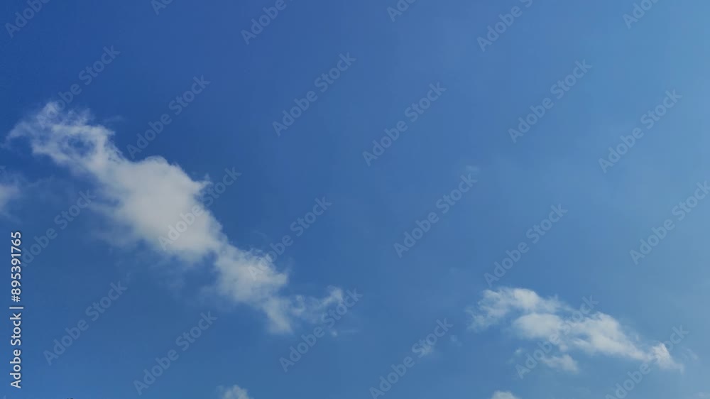 Timelap soft white clouds in the blue sky Timelap soft white clouds in the blue sky