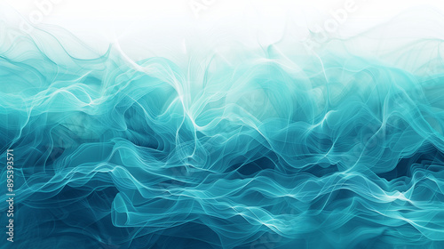 Abstract water ocean wave, blue, aqua, teal texture. Blue and white water wave web banner Graphic Resource as background for ocean wave abstract. Backdrop for copy space text