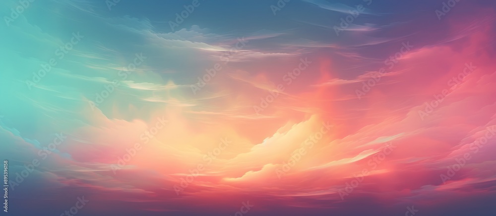 Fototapeta premium Dreamy Cloudscape at Sunset