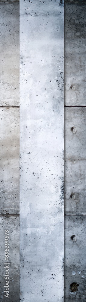 A gray and white line on a concrete wall A gray and white line on a concrete wall