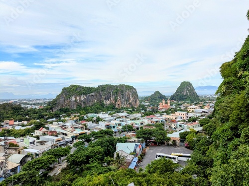the marble mountains in Da Nang, Vietnam