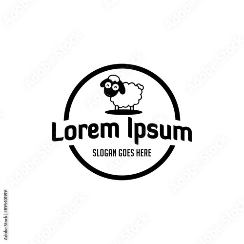 This logo can be applied to the cafe logo or the logo of sheep
