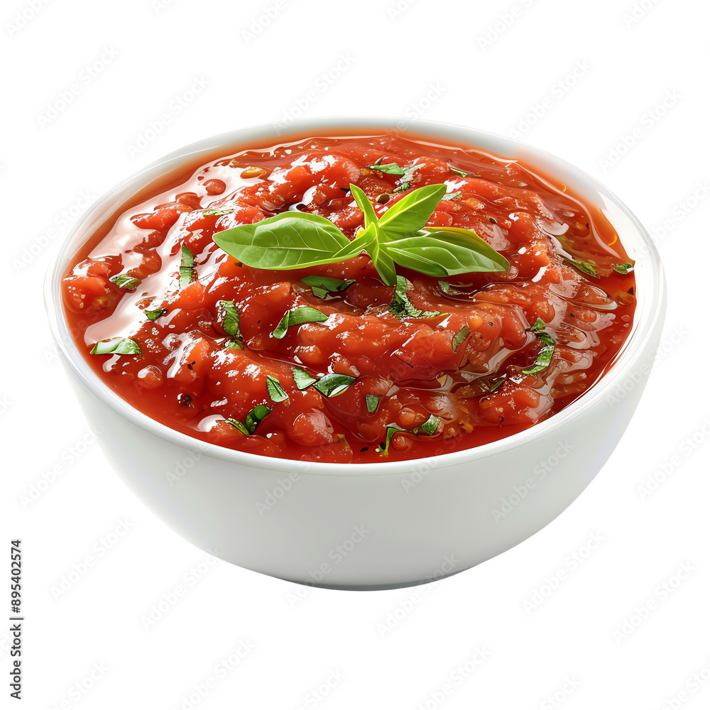 Delicious tomato sauce garnished with fresh basil, perfect for pasta, pizza, or as a dip. A rich and vibrant culinary delight. Delicious tomato sauce garnished with fresh basil, perfect for pasta, pizza, or as a dip. A rich and vibrant culinary delight.
