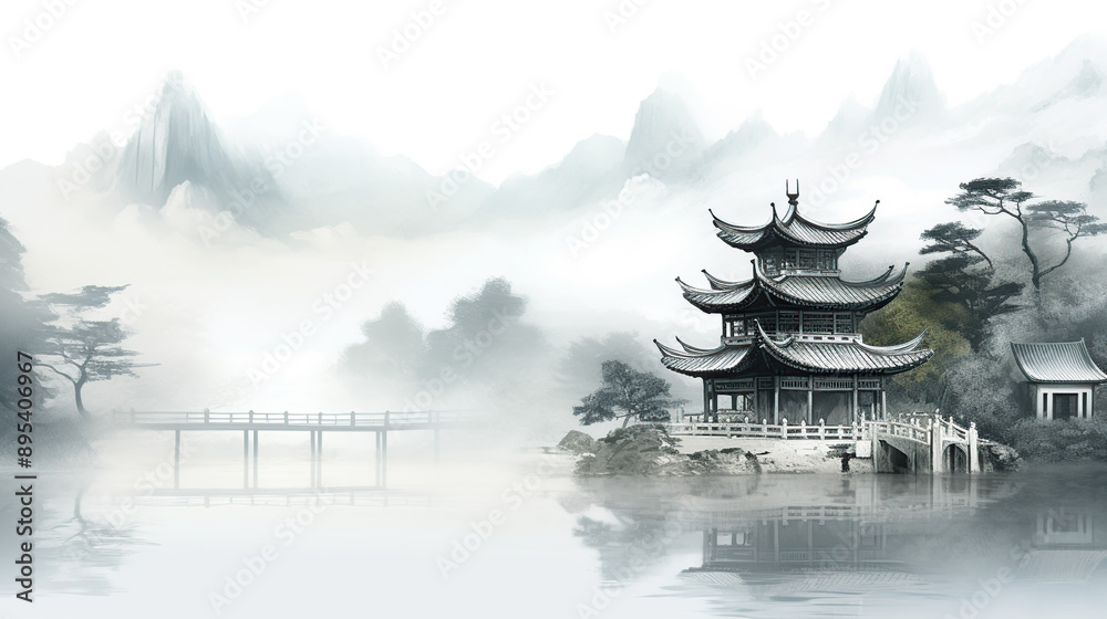 Chinese landscape painting Chinese landscape painting