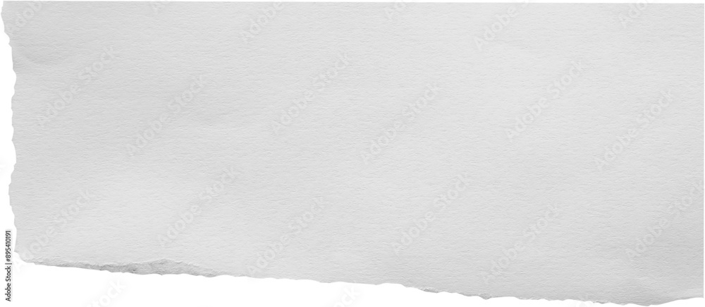 White ripped paper torn edges strips isolated on black background White ripped paper torn edges strips isolated on black background
