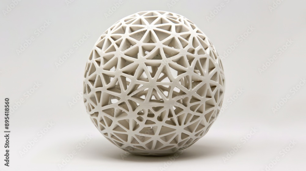 Intricate geometric sculpture with detailed lattice design. Perfect for art, design, and modern decor concepts. Intricate geometric sculpture with detailed lattice design. Perfect for art, design, and modern decor concepts.