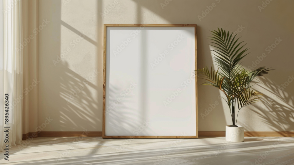 Fototapeta premium Simplicity Speaks: Elegant Script on a Bare Wall