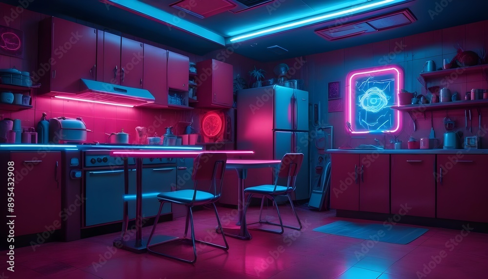 Photo interior modern design room 3d illustration