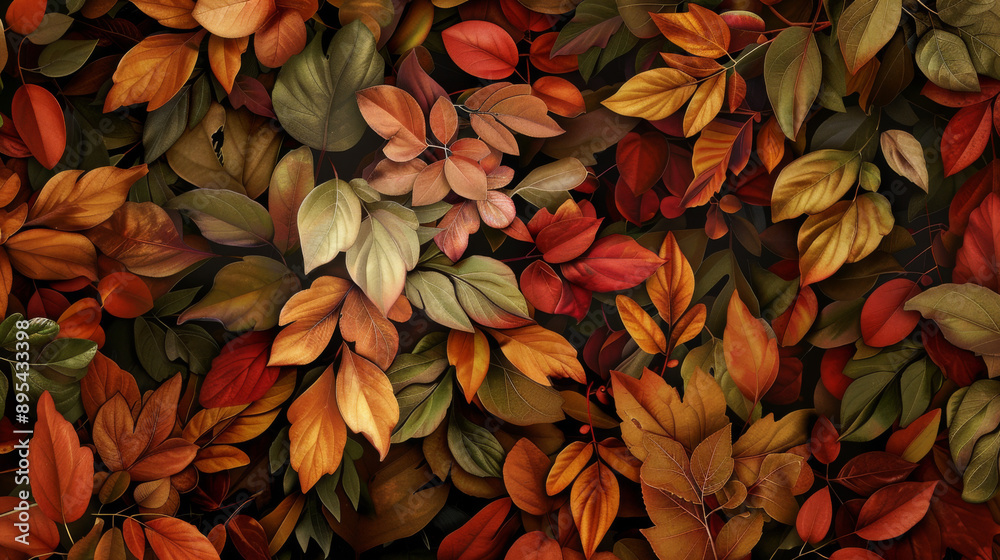 red leaves background red leaves background