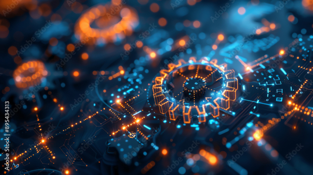 Future Abstract technology gear wheel background with geometric.Vector gears modern mechanism industrial concept Future Abstract technology gear wheel background with geometric.Vector gears modern mechanism industrial concept