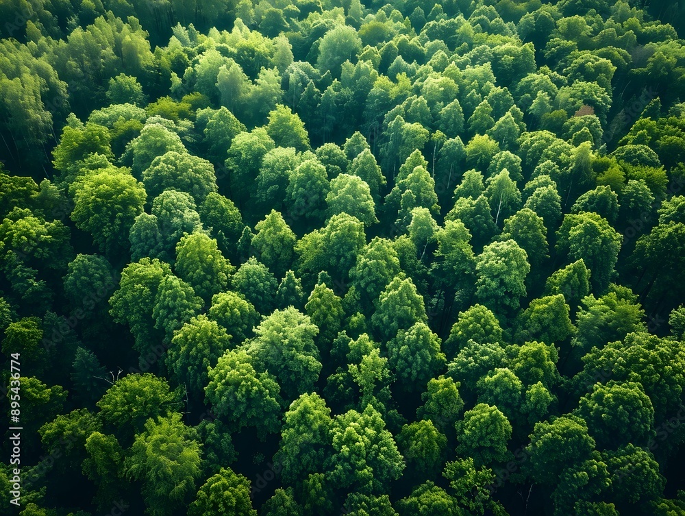 Lush Green Forest Canopy Aerial Drone View of Scenic Woodland Landscape Lush Green Forest Canopy Aerial Drone View of Scenic Woodland Landscape