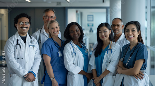 portrait of physicians team
