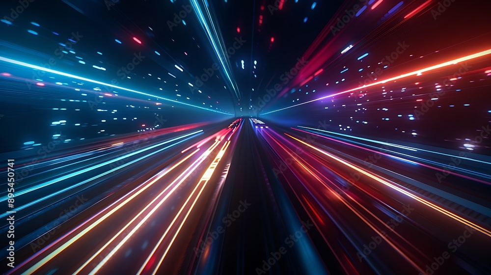 Abstract Speed Movement Blurs Urban City Lights for Highway Dynamic Energy Concept. Abstract Speed Movement Blurs Urban City Lights for Highway Dynamic Energy Concept.