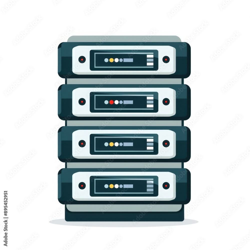 Modern Server Icon Vector Illustration for Websites Modern Server Icon Vector Illustration for Websites