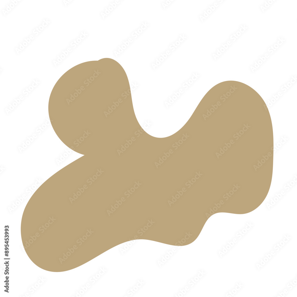 Neutral abstract shapes blob vector decoration Neutral abstract shapes blob vector decoration