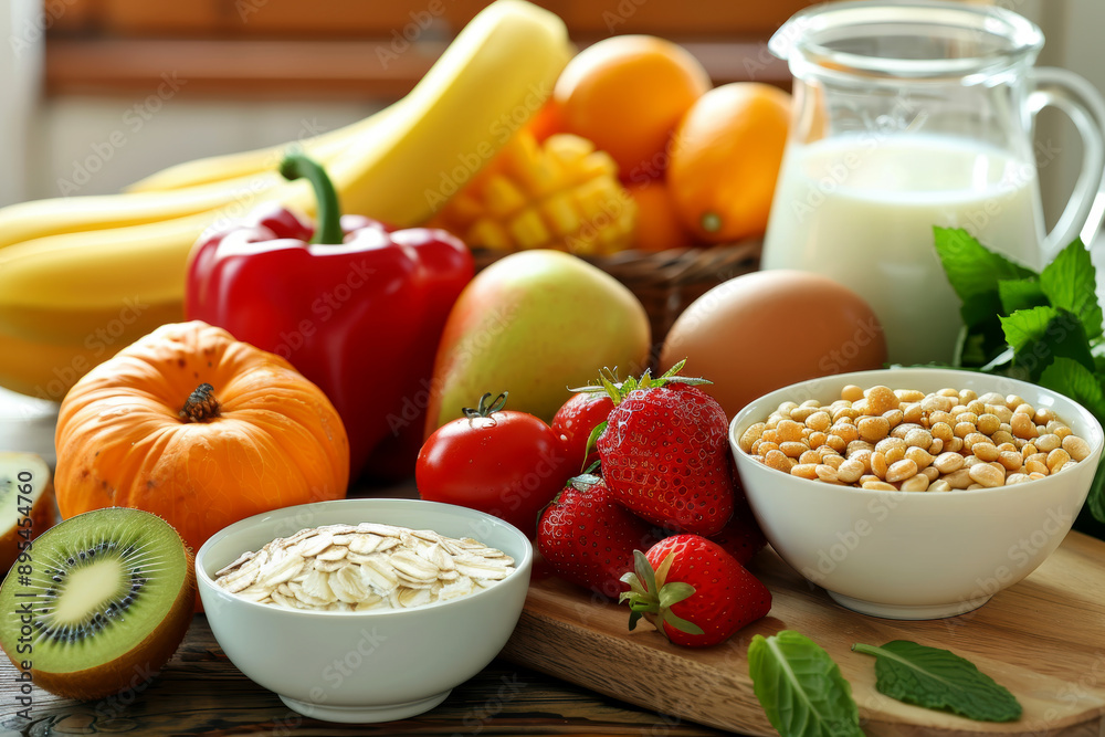 healthy eating to improve insulin resistance and treat diabetes. AI generative. healthy eating to improve insulin resistance and treat diabetes. AI generative.