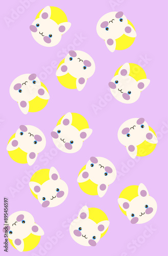 pattern with cats